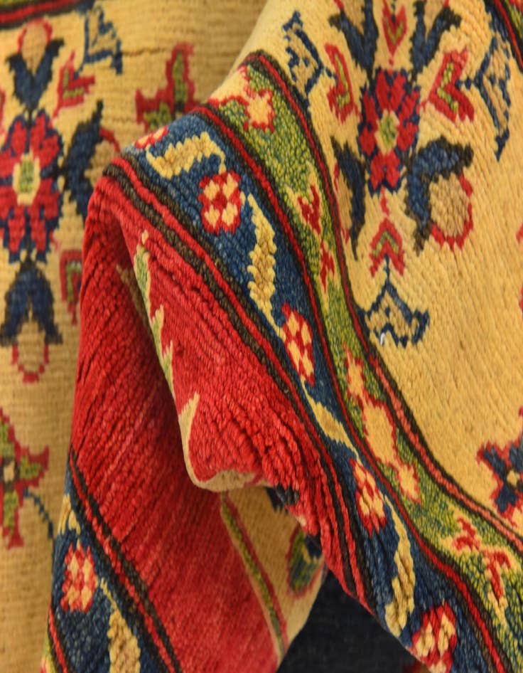 Detail image of  6' 3 x 9' 3  Hand Knotted Kazak Rug
