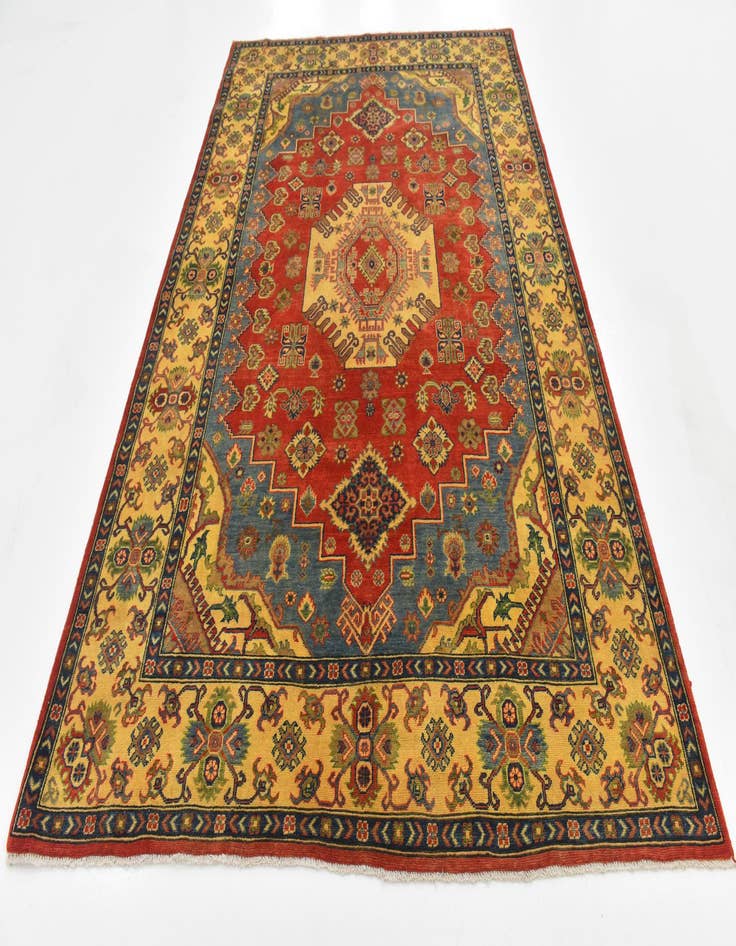 Detail image of  6' 4 x 9' 8  Hand Knotted Kazak Rug