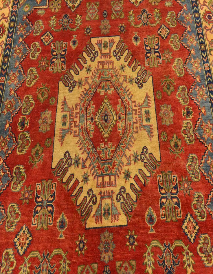 Detail image of  6' 4 x 9' 8  Hand Knotted Kazak Rug