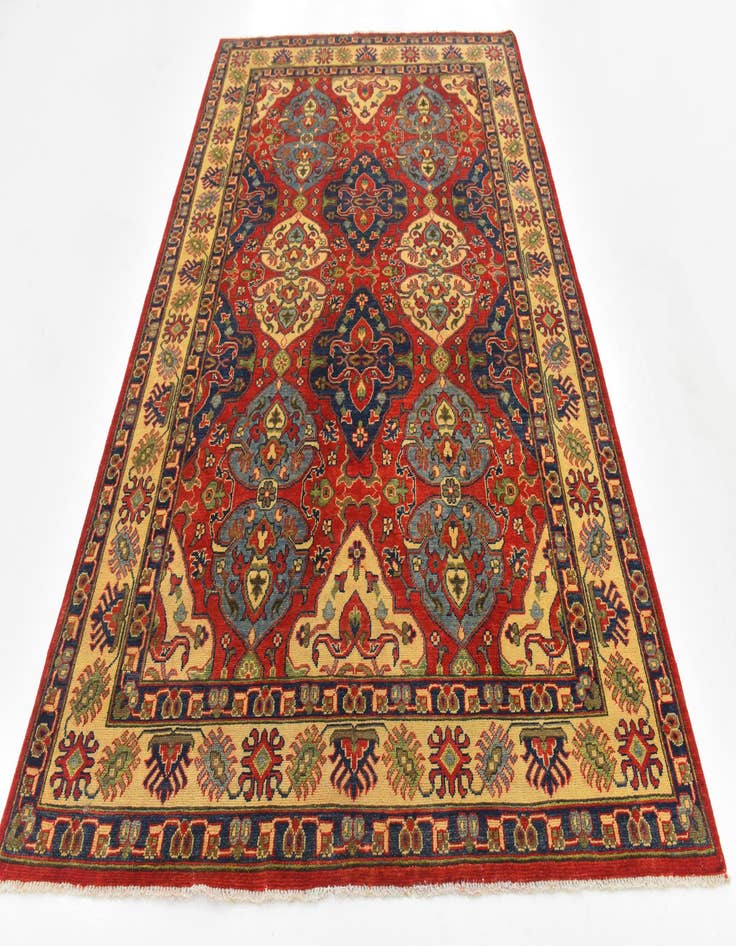 Detail image of  6' x 9' 1  Hand Knotted Kazak Rug