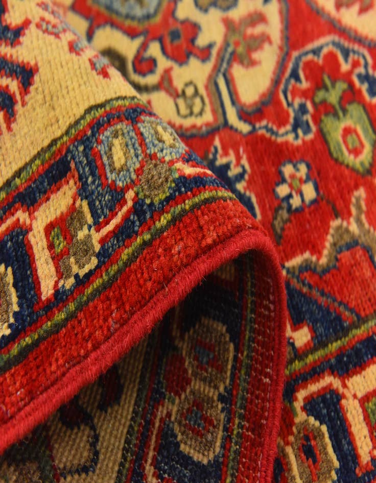 Detail image of  6' x 9' 1  Hand Knotted Kazak Rug