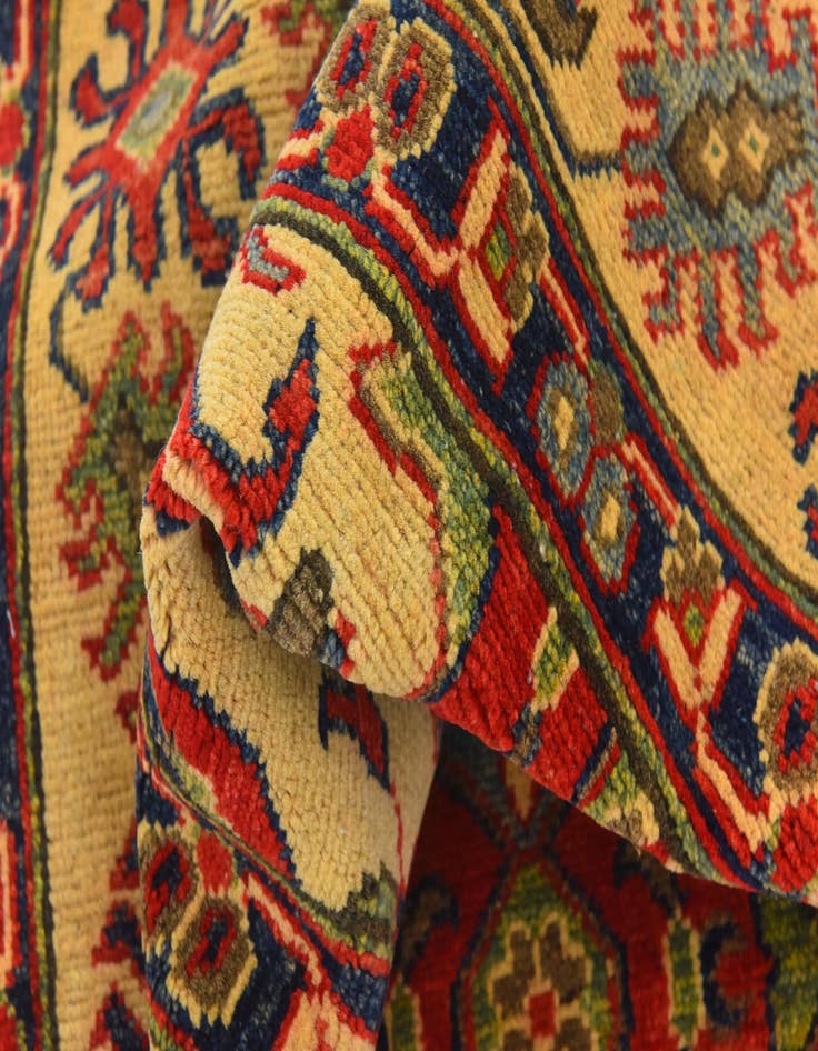 Detail image of  6' x 9' 1  Hand Knotted Kazak Rug