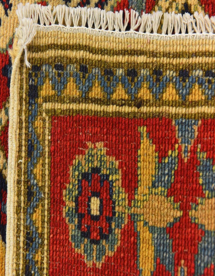 Detail image of  3' 4 x 5' 5  Hand Knotted Kazak Rug