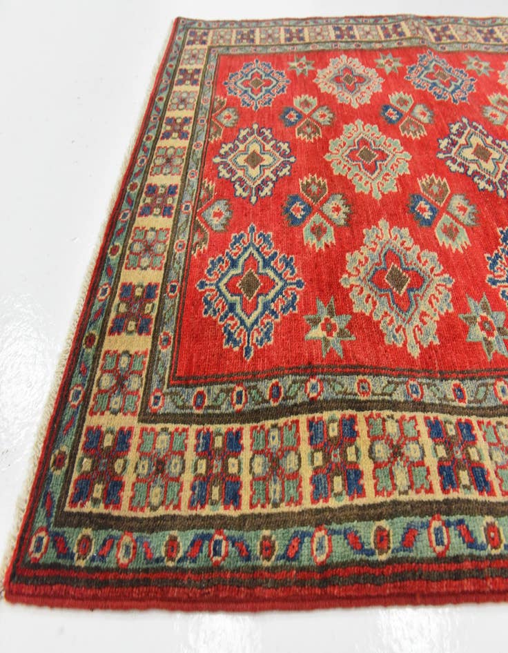 Detail image of  3' 1 x 4' 9  Hand Knotted Kazak Rug