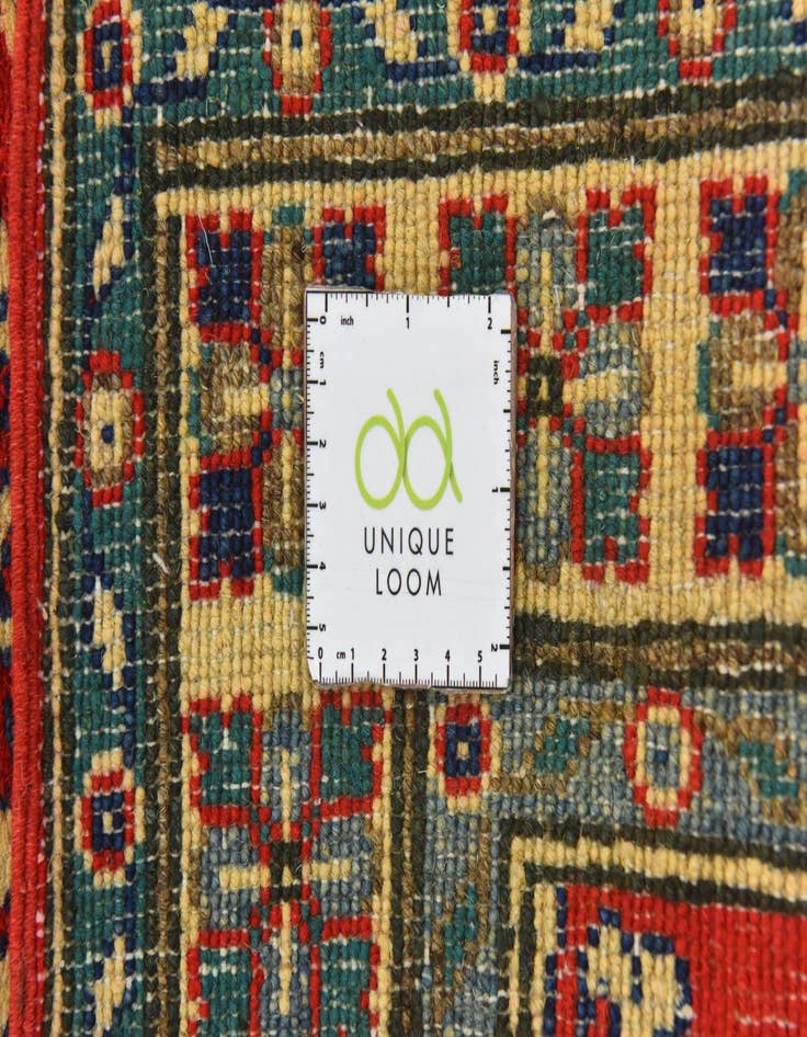 Detail image of  3' 4 x 4' 11  Hand Knotted Kazak Rug