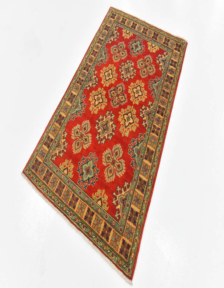 Detail image of  3' 4 x 5' 2  Hand Knotted Kazak Rug