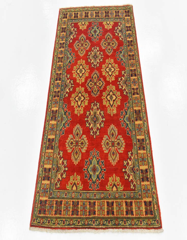 Detail image of  3' 4 x 5' 2  Hand Knotted Kazak Rug