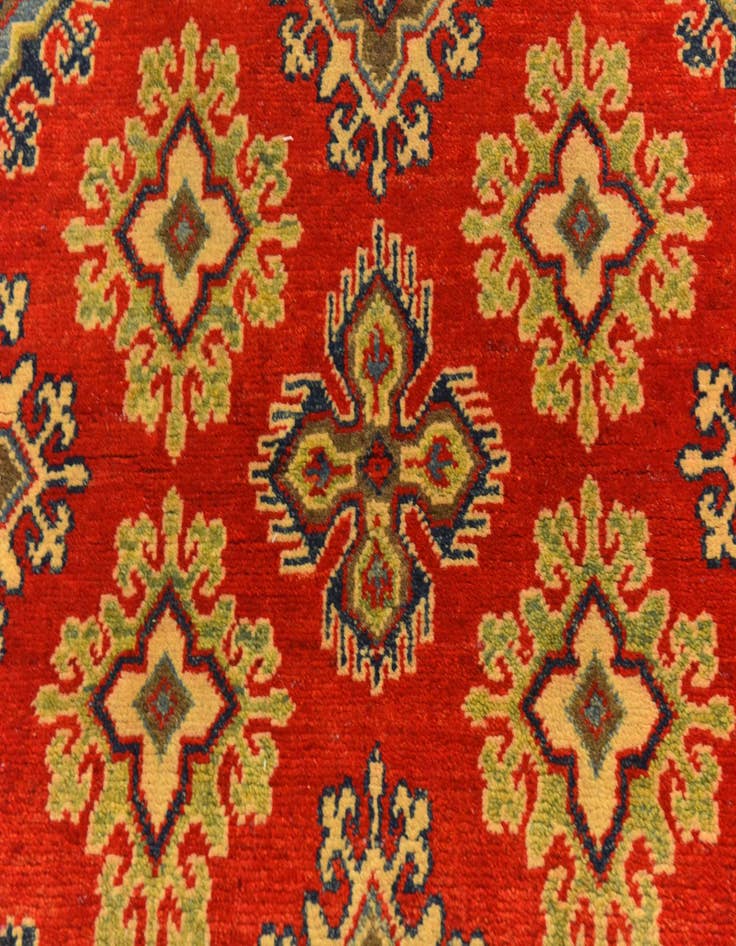 Detail image of  3' 4 x 5' 2  Hand Knotted Kazak Rug