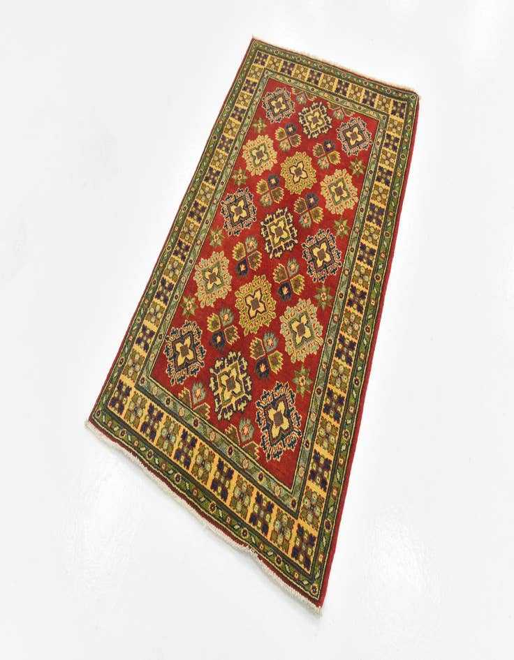 Detail image of  3' 2 x 5'  Hand Knotted Kazak Rug