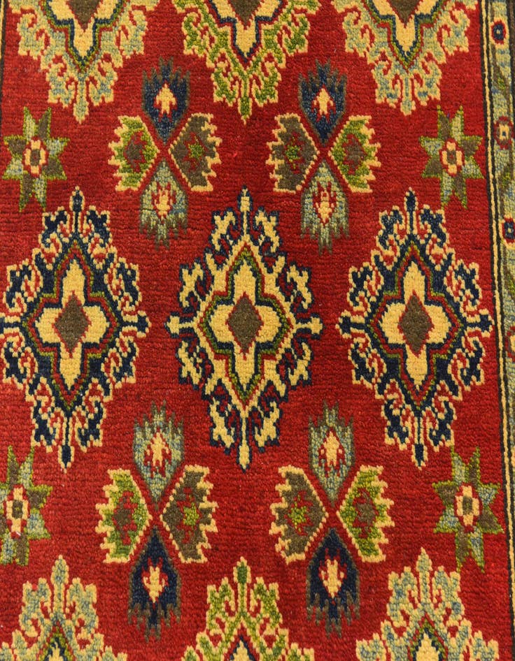 Detail image of  3' 2 x 5'  Hand Knotted Kazak Rug