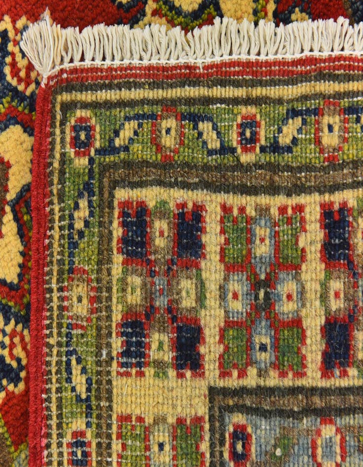 Detail image of  3' 2 x 5'  Hand Knotted Kazak Rug