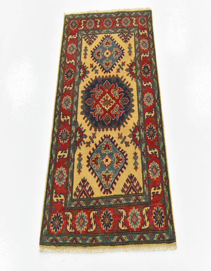 Detail image of  2' 10 x 4'  Hand Knotted Kazak Rug