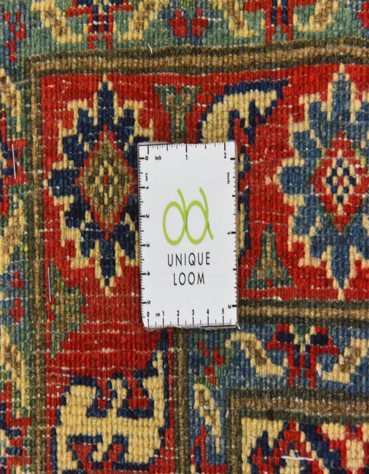 Detail image of  2' 10 x 4'  Hand Knotted Kazak Rug