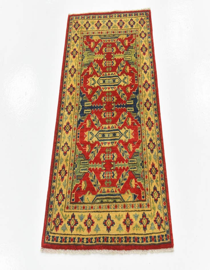 Detail image of  2' 8 x 4'  Hand Knotted Kazak Rug