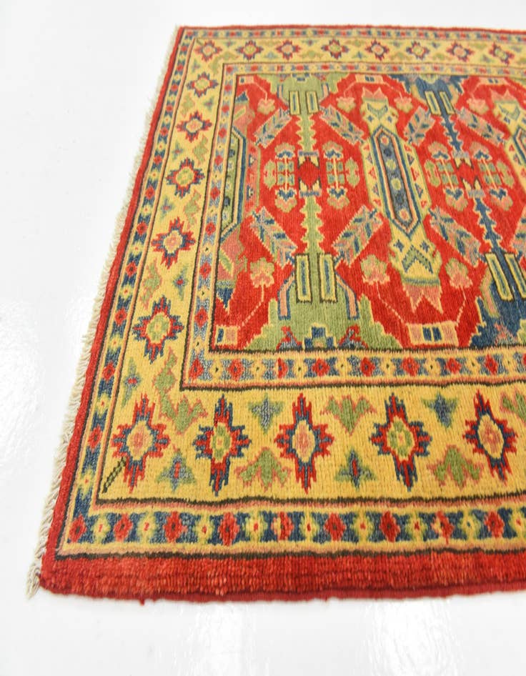 Detail image of  2' 8 x 3' 11  Hand Knotted Kazak Rug