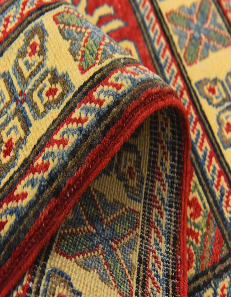 Detail image of  2' 8 x 4' 1  Hand Knotted Kazak Rug