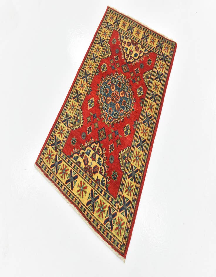 Detail image of  2' 8 x 4' 1  Hand Knotted Kazak Rug