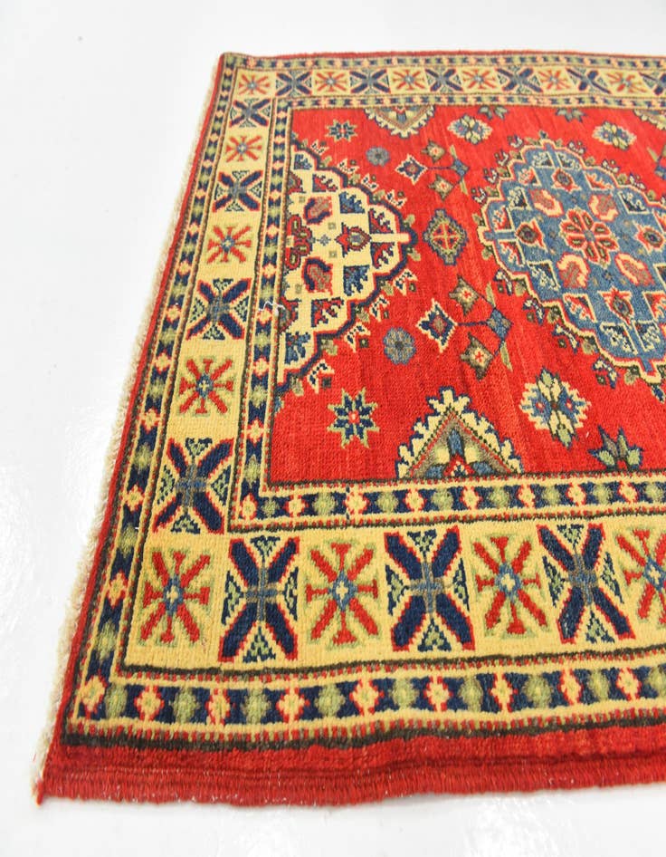 Detail image of  2' 8 x 4' 1  Hand Knotted Kazak Rug