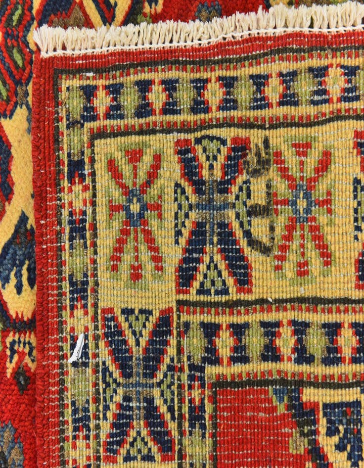 Detail image of  2' 8 x 4' 1  Hand Knotted Kazak Rug