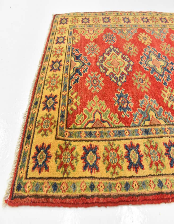 Detail image of  2' 7 x 4' 1  Hand Knotted Kazak Rug