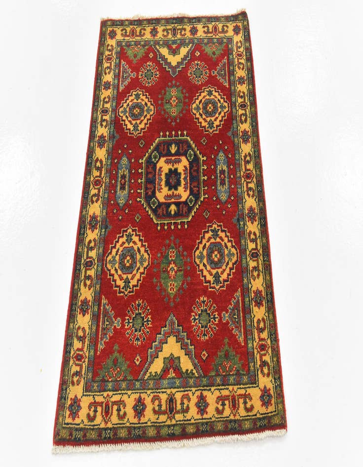 Detail image of 2' 8 x 4' 1 Hand Knotted Kazak Rug