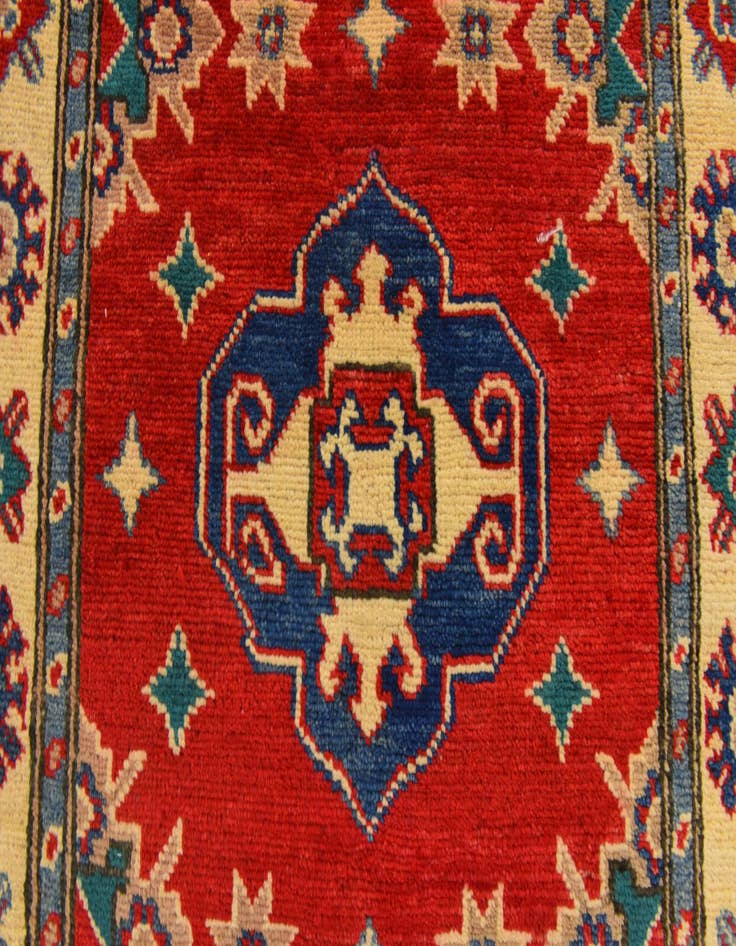 Detail image of  2' 8 x 4' 1  Hand Knotted Kazak Rug