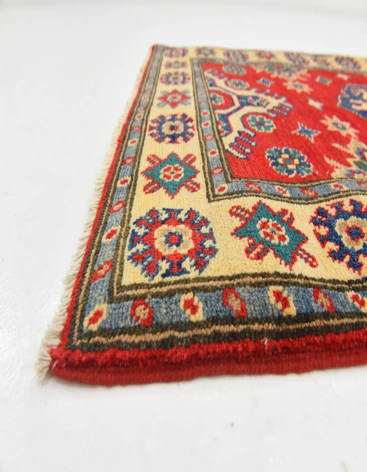 Detail image of  2' 8 x 4' 1  Hand Knotted Kazak Rug
