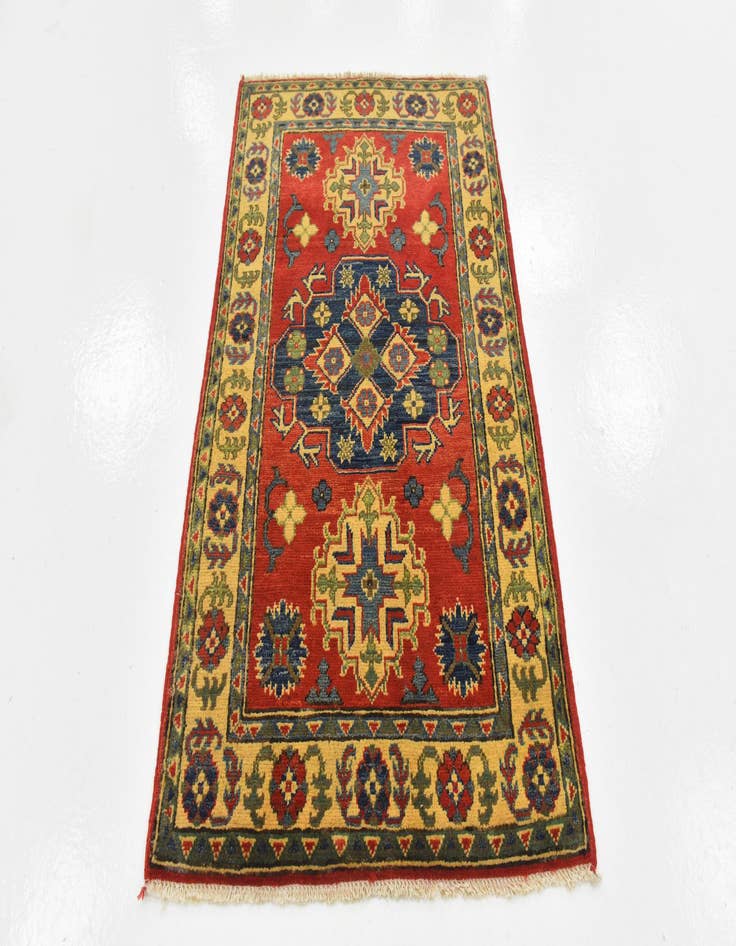 Detail image of  2' 7 x 4' 1  Hand Knotted Kazak Rug