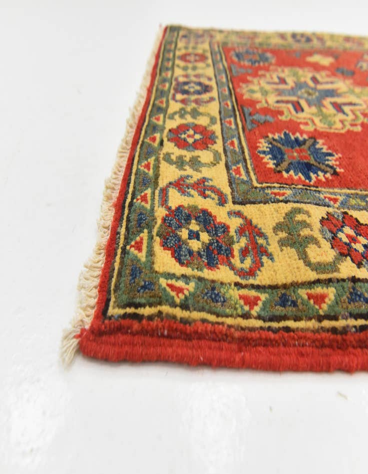 Detail image of  2' 7 x 4' 1  Hand Knotted Kazak Rug