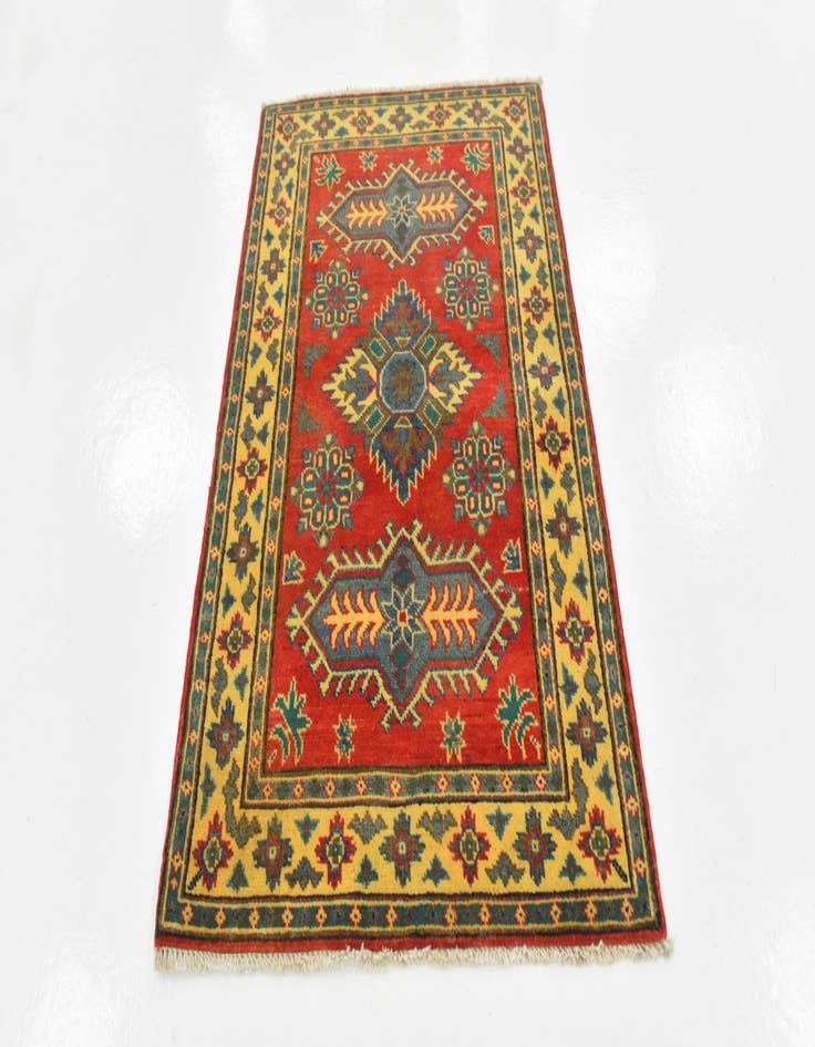 Detail image of  2' 8 x 4' 1  Hand Knotted Kazak Rug