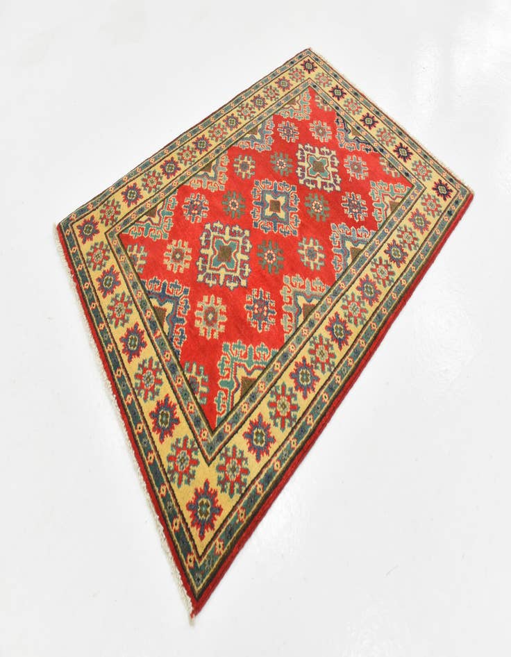 Detail image of  2' 10 x 4' 1  Hand Knotted Kazak Rug