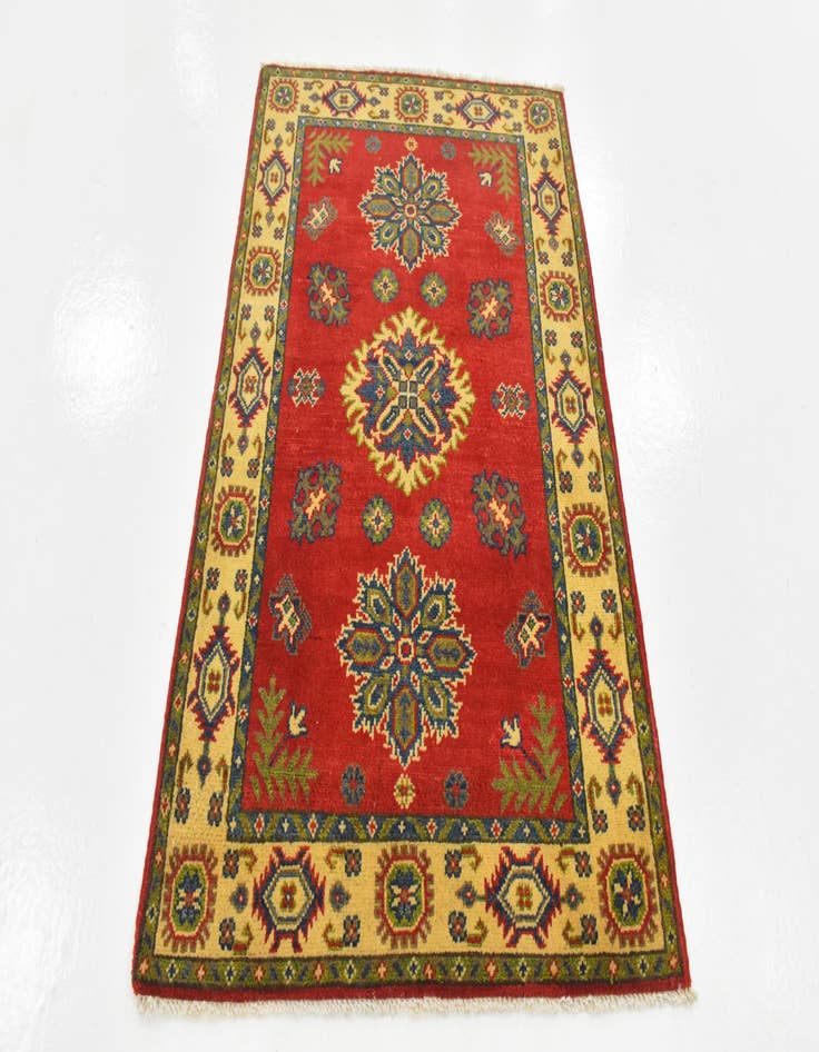 Detail image of  2' 9 x 4' 1  Hand Knotted Kazak Rug