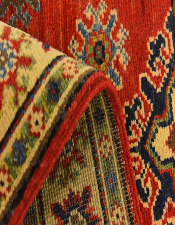 Detail image of  2' 7 x 3' 11  Hand Knotted Kazak Rug