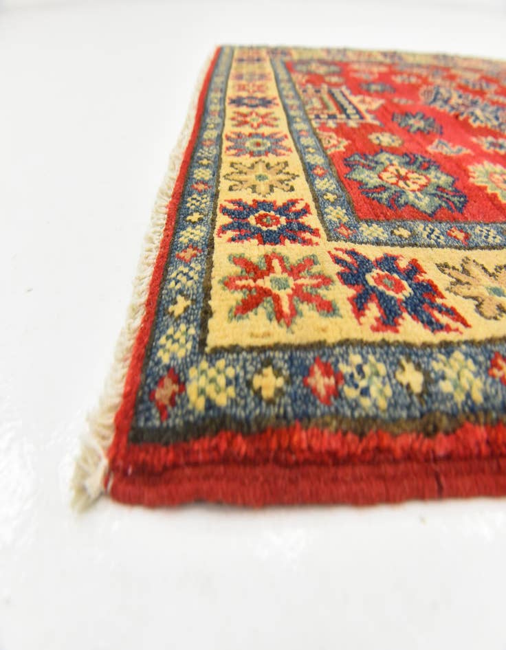 Detail image of  2' 8 x 4' 3  Hand Knotted Kazak Rug
