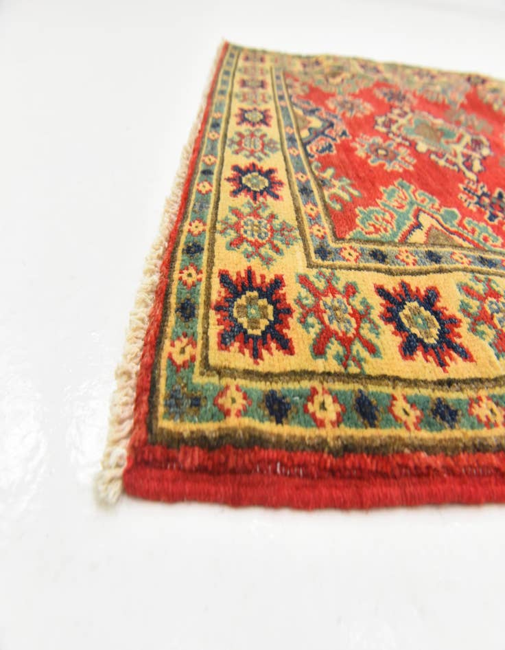 Detail image of  2' 7 x 3' 11  Hand Knotted Kazak Rug