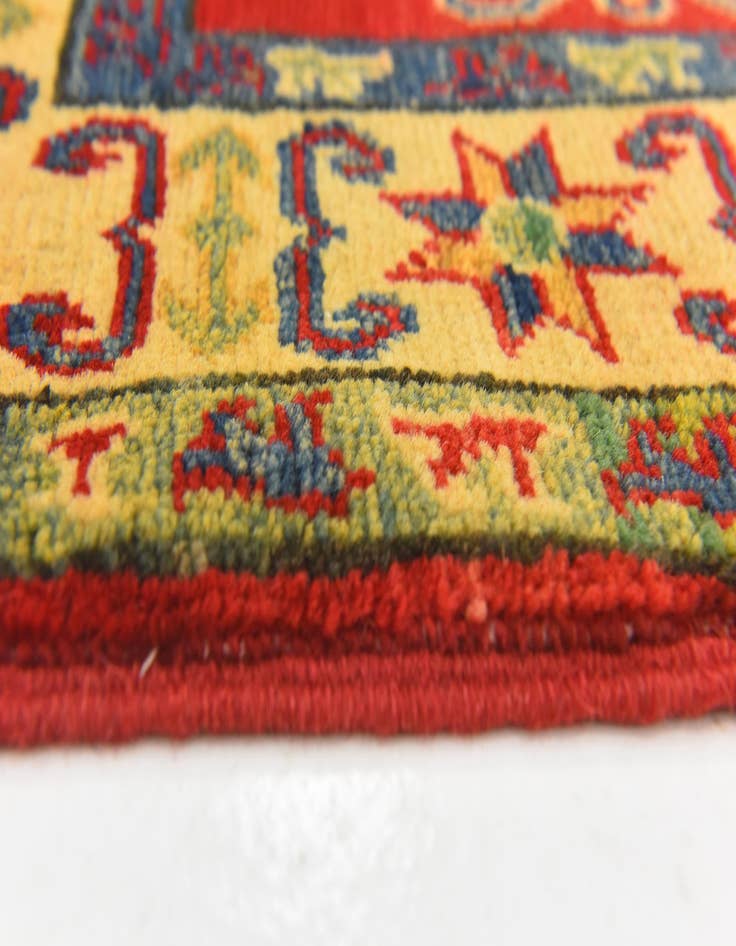 Detail image of  2' 8 x 4'  Hand Knotted Kazak Rug