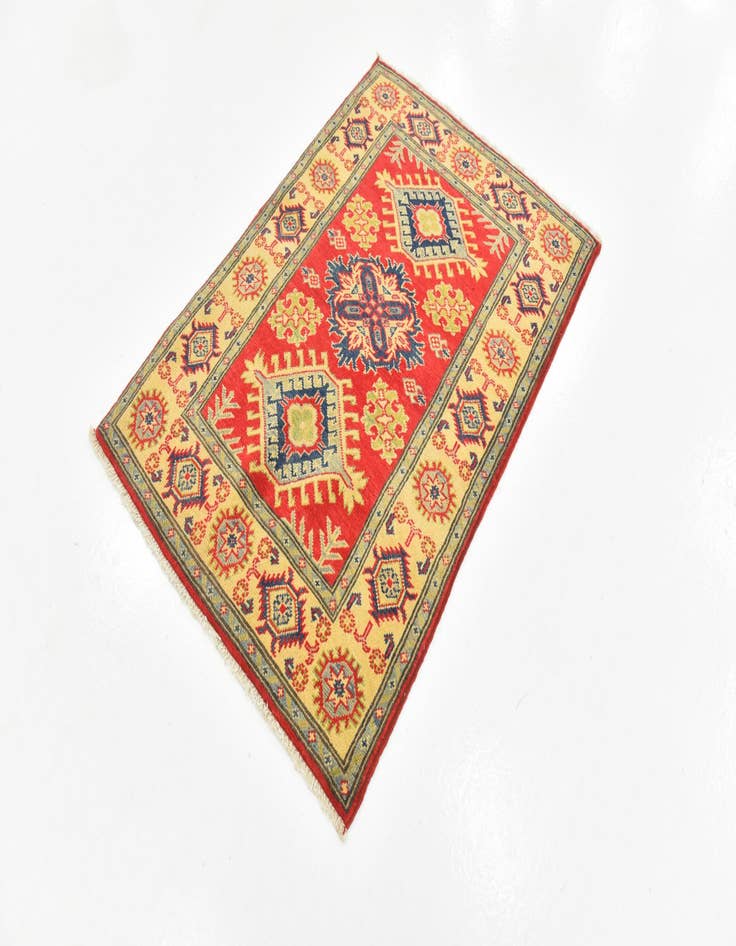 Detail image of  2' 8 x 3' 11  Hand Knotted Kazak Rug