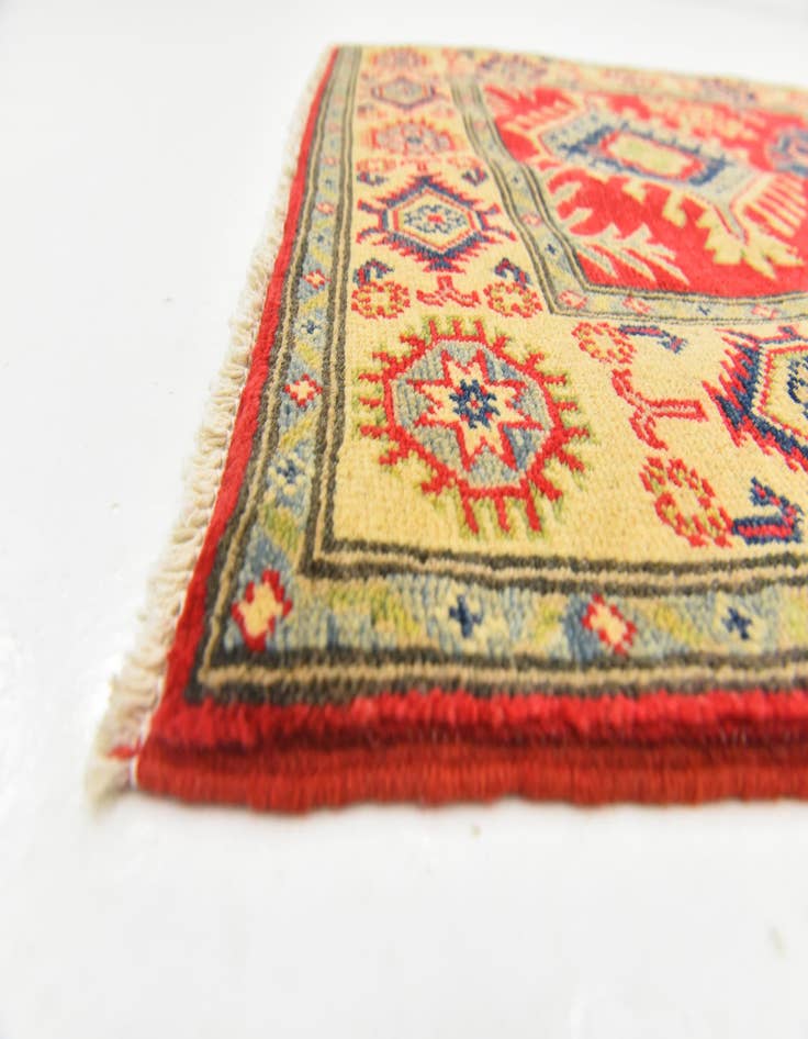 Detail image of  2' 8 x 3' 11  Hand Knotted Kazak Rug