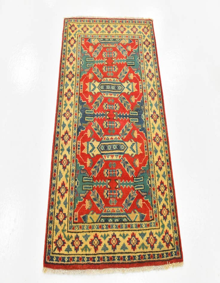 Detail image of  2' 10 x 3' 10  Hand Knotted Kazak Rug