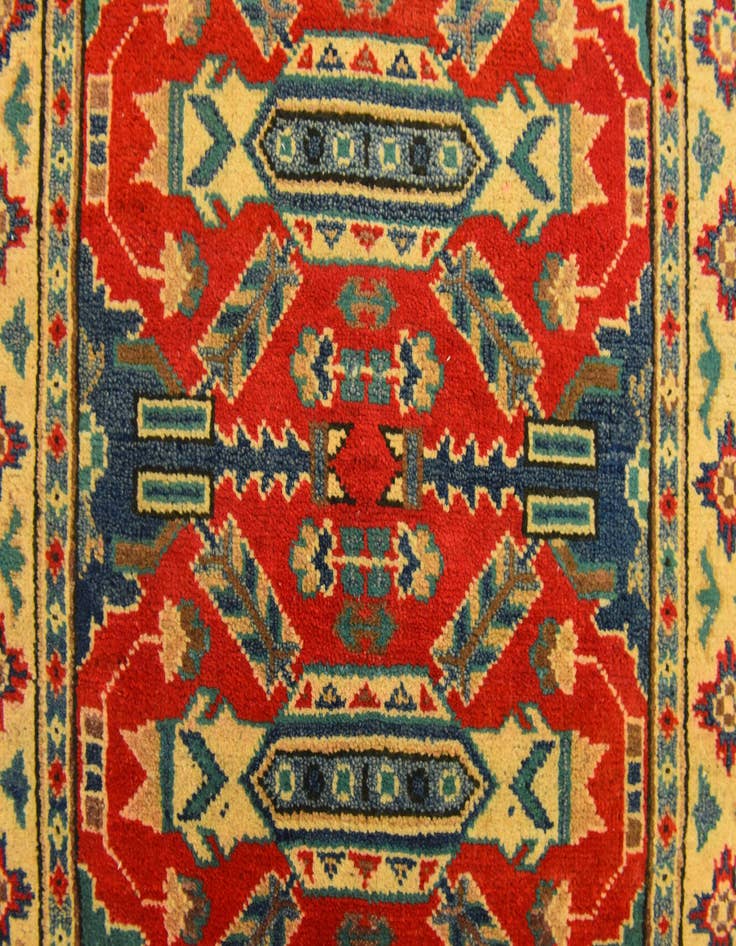 Detail image of  2' 10 x 3' 10  Hand Knotted Kazak Rug
