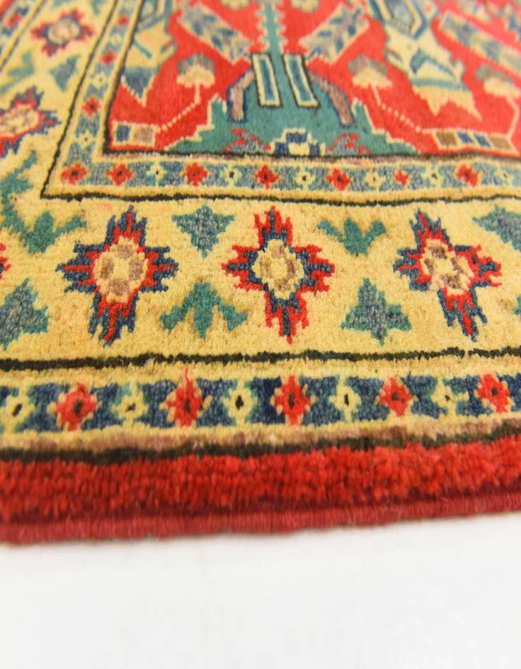 Detail image of  2' 10 x 3' 10  Hand Knotted Kazak Rug