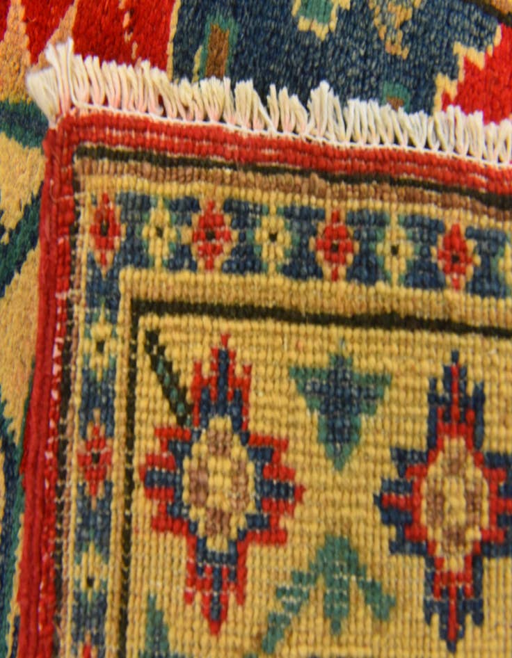 Detail image of  2' 10 x 3' 10  Hand Knotted Kazak Rug