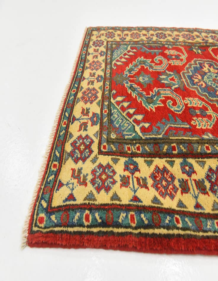 Detail image of  2' 8 x 4' 1  Hand Knotted Kazak Rug
