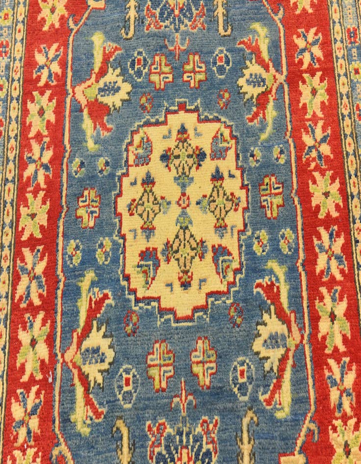 Detail image of  4' 1 x 6' 4  Hand Knotted Kazak Rug