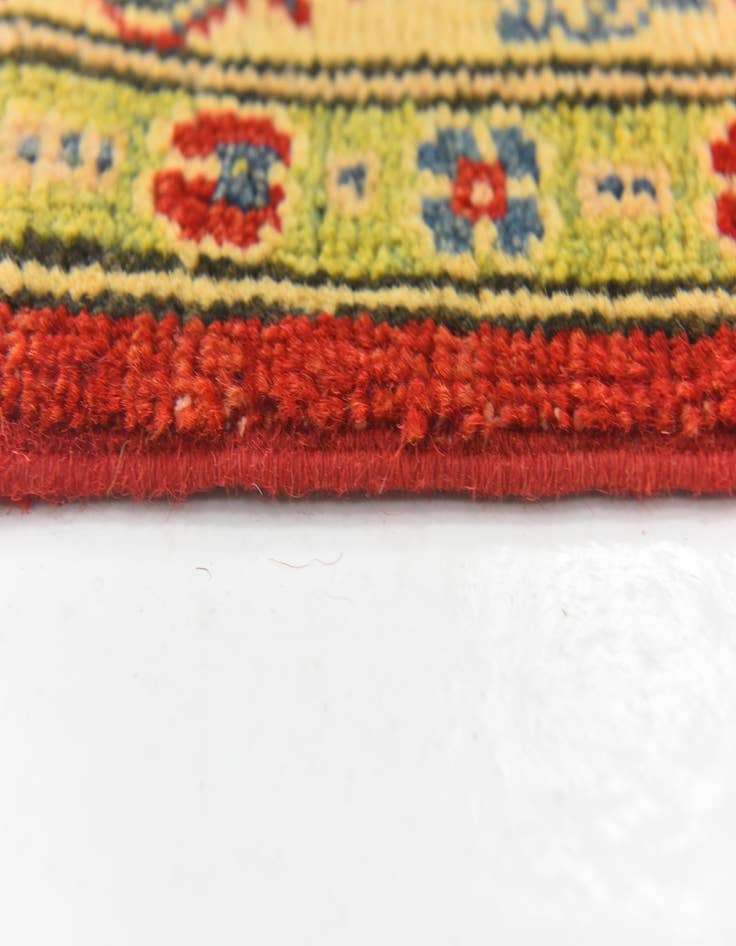 Detail image of  4' 1 x 6' 4  Hand Knotted Kazak Rug