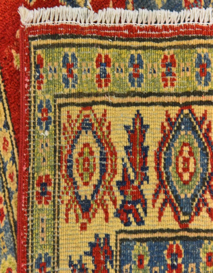Detail image of  4' 1 x 6' 4  Hand Knotted Kazak Rug