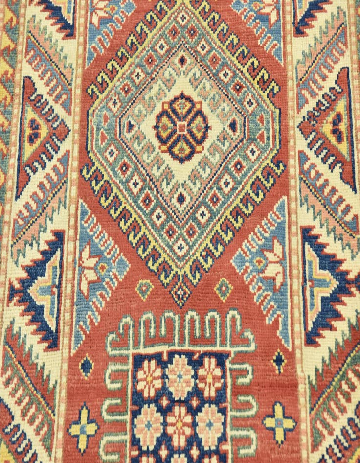 Detail image of  2' 9 x 4'  Hand Knotted Kazak Rug