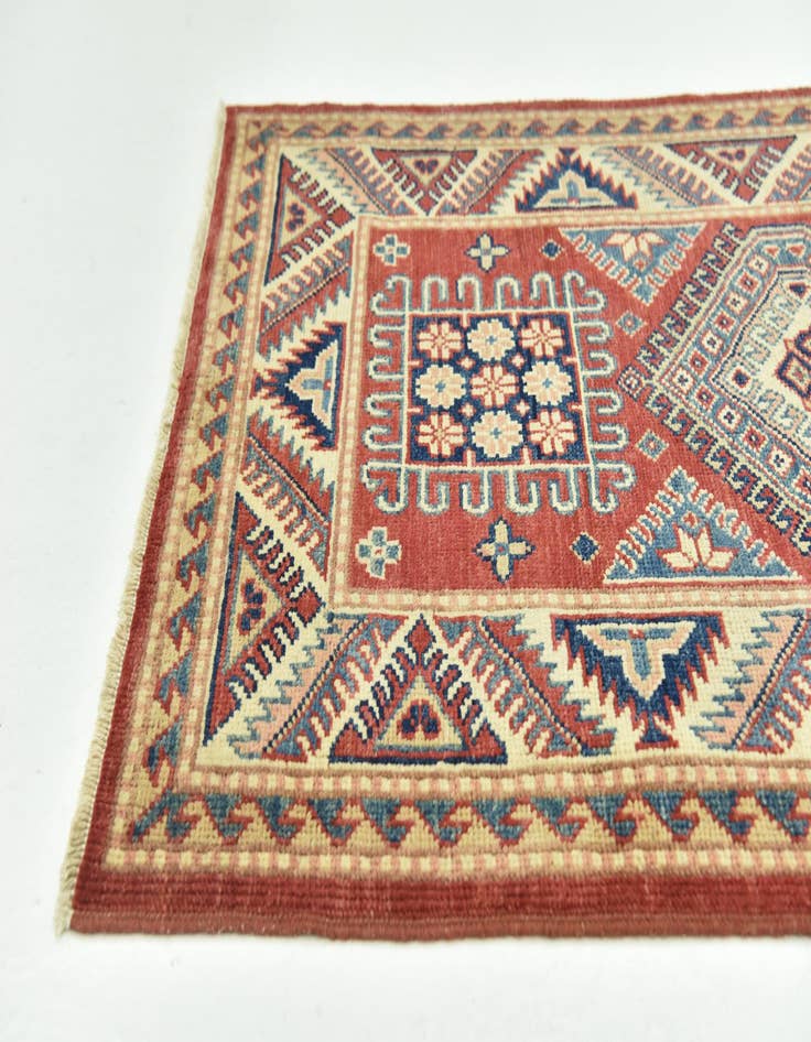 Detail image of  2' 8 x 4' 1  Hand Knotted Kazak Rug
