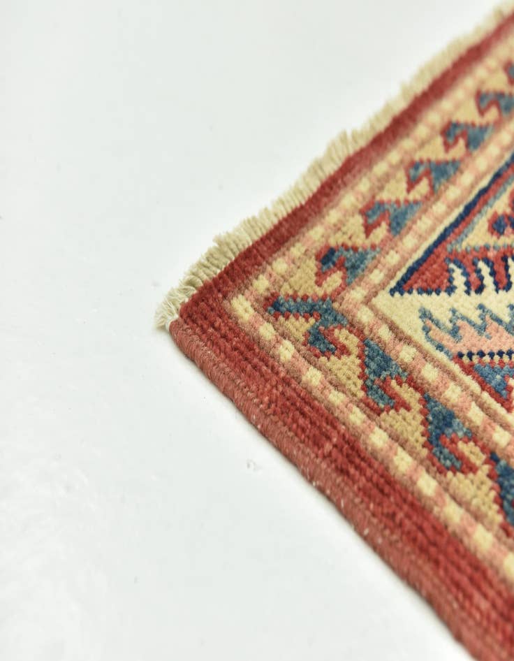 Detail image of  2' 8 x 4' 1  Hand Knotted Kazak Rug