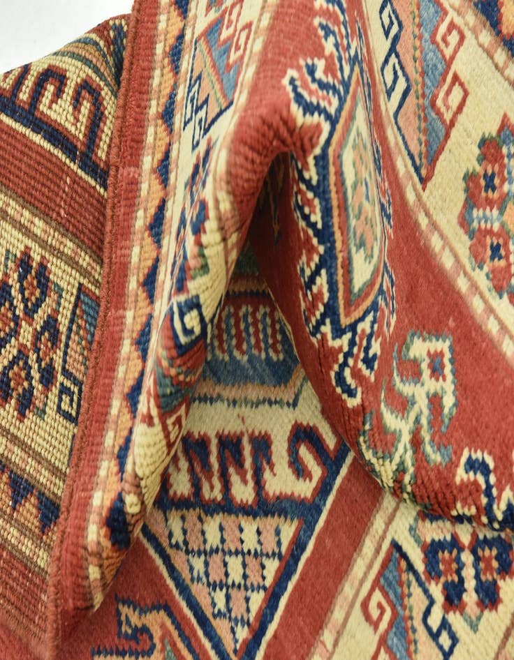 Detail image of  2' 9 x 3' 10  Hand Knotted Kazak Rug